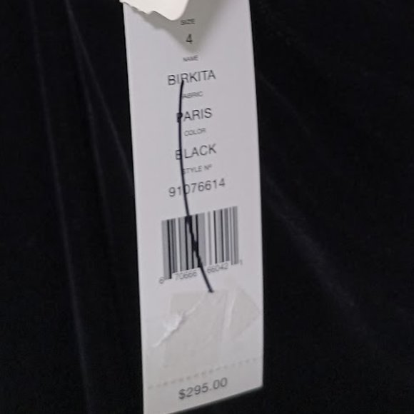 Theory Birkita Velvet One Shoulder Mini Cocktail Dress in Black Size 4 NWT LBD - Picture 6 of 7